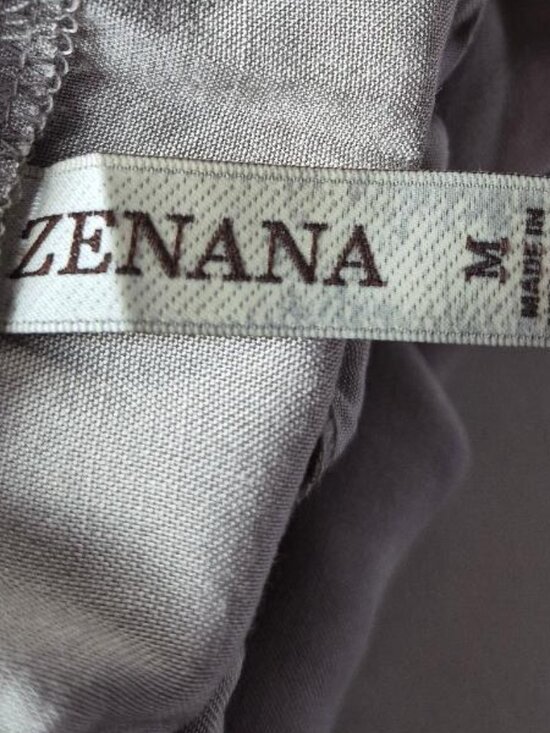 NWOT Zenana Outfitters Gray Jumpsuit SZ Medium 100% Rayon - Picture 4 of 9